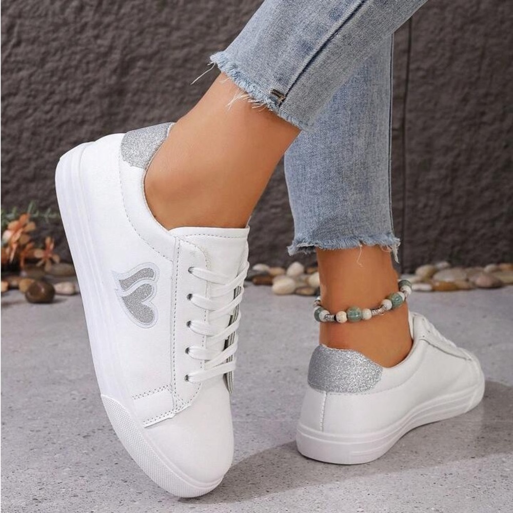White sneakers for women